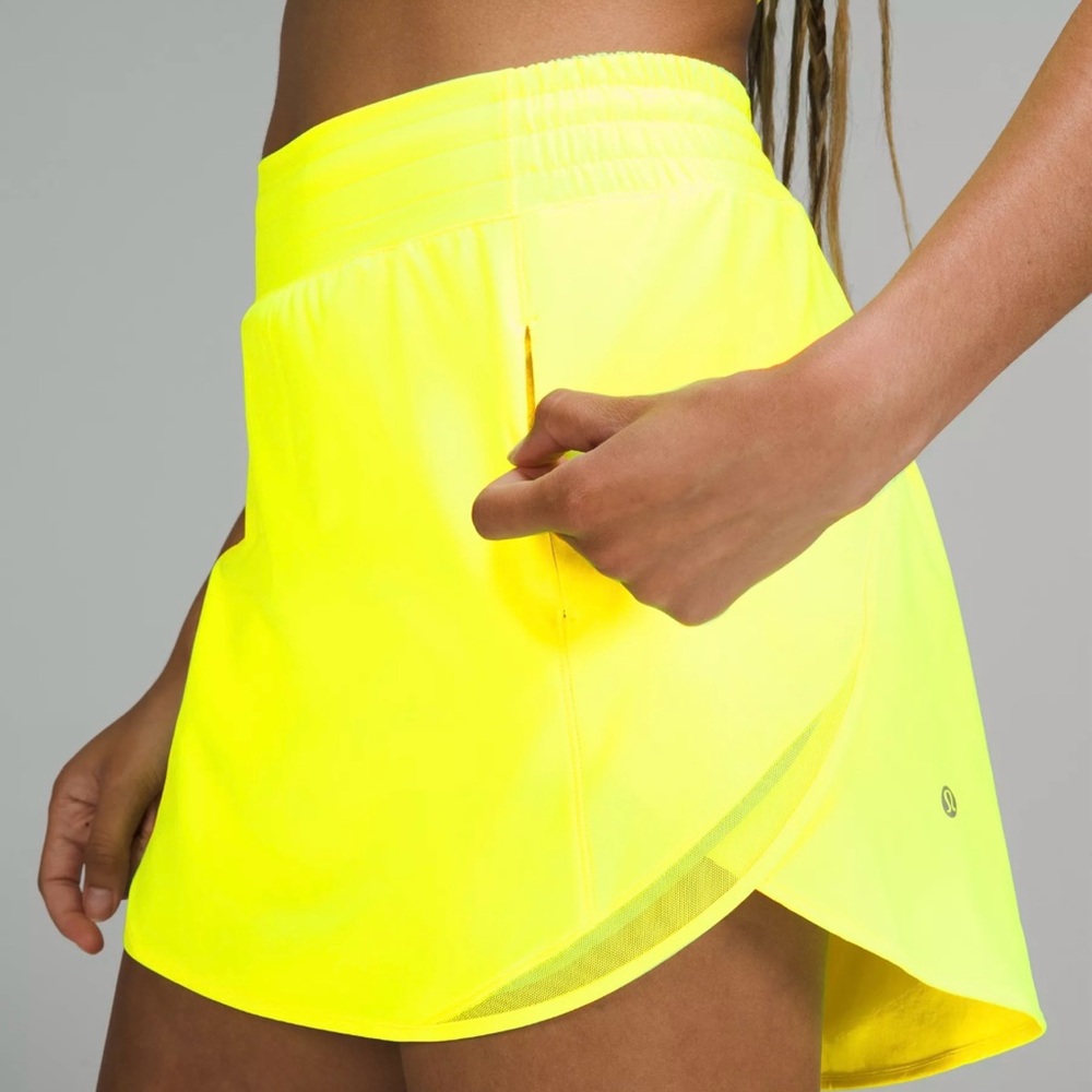Lululemon Hotty Hot High Rise
Skirt Long Highlight Yellow size 2
NWOT